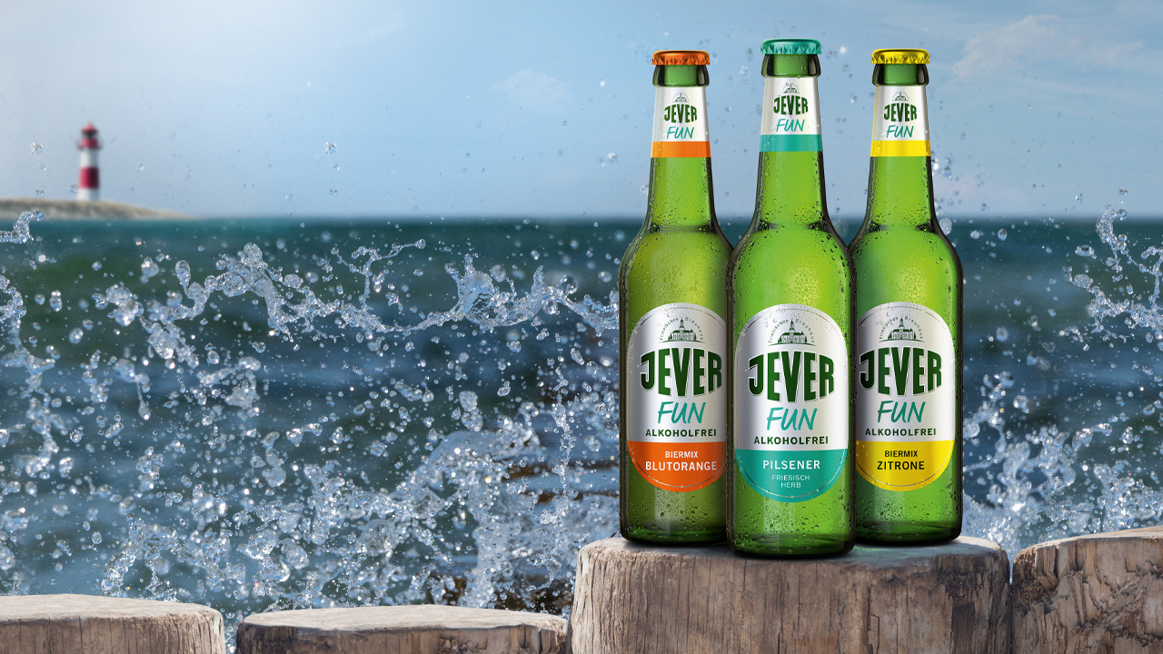 Deutschlands beliebtestes alkoholfreies Pils: Jever Fun