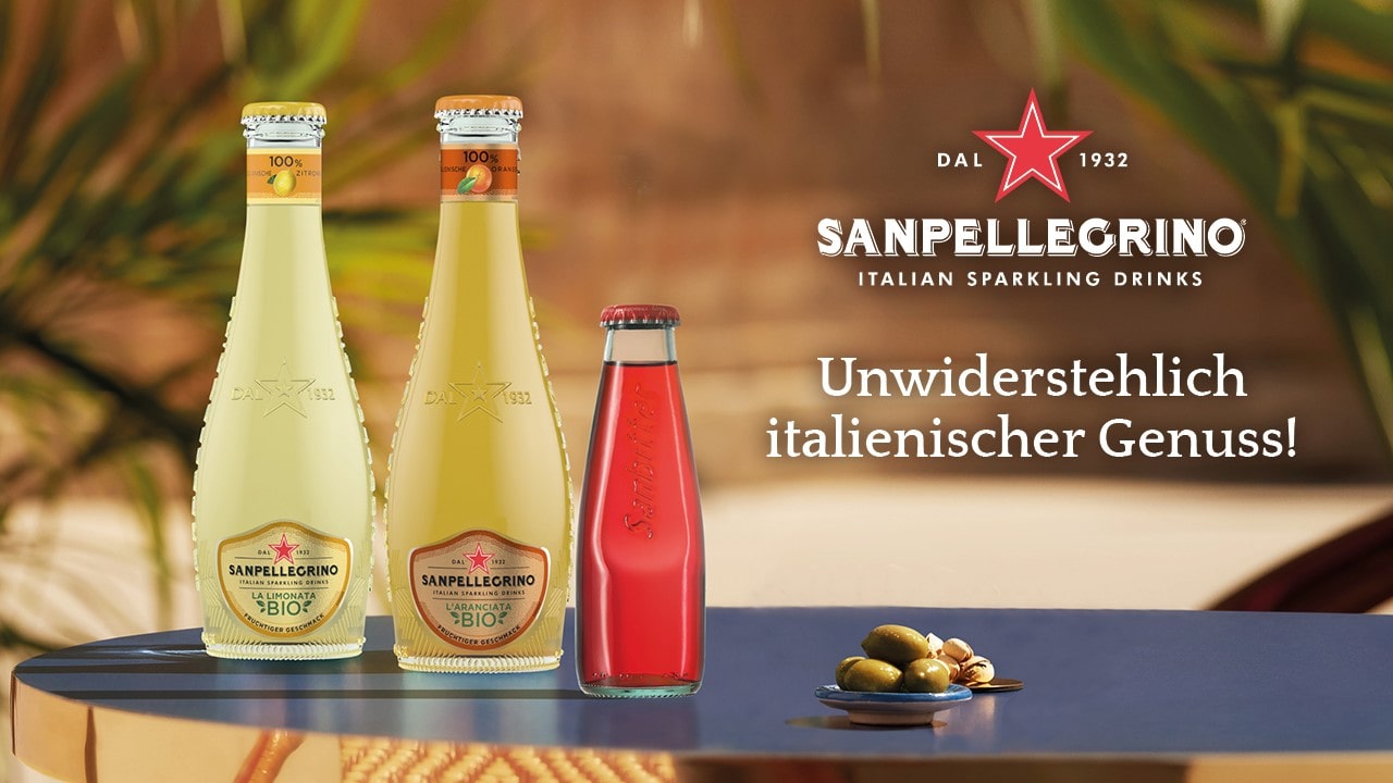 Mischen jede Bar auf: Sanpellegrino Bio-Limonaden