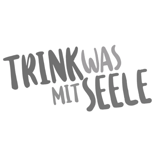 Handgeschriebener Bilz-Slogan „Trink was mit Seele“