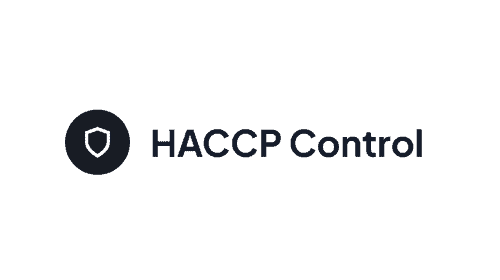 HACCP Control-Logo mit Schutzschild-Symbol